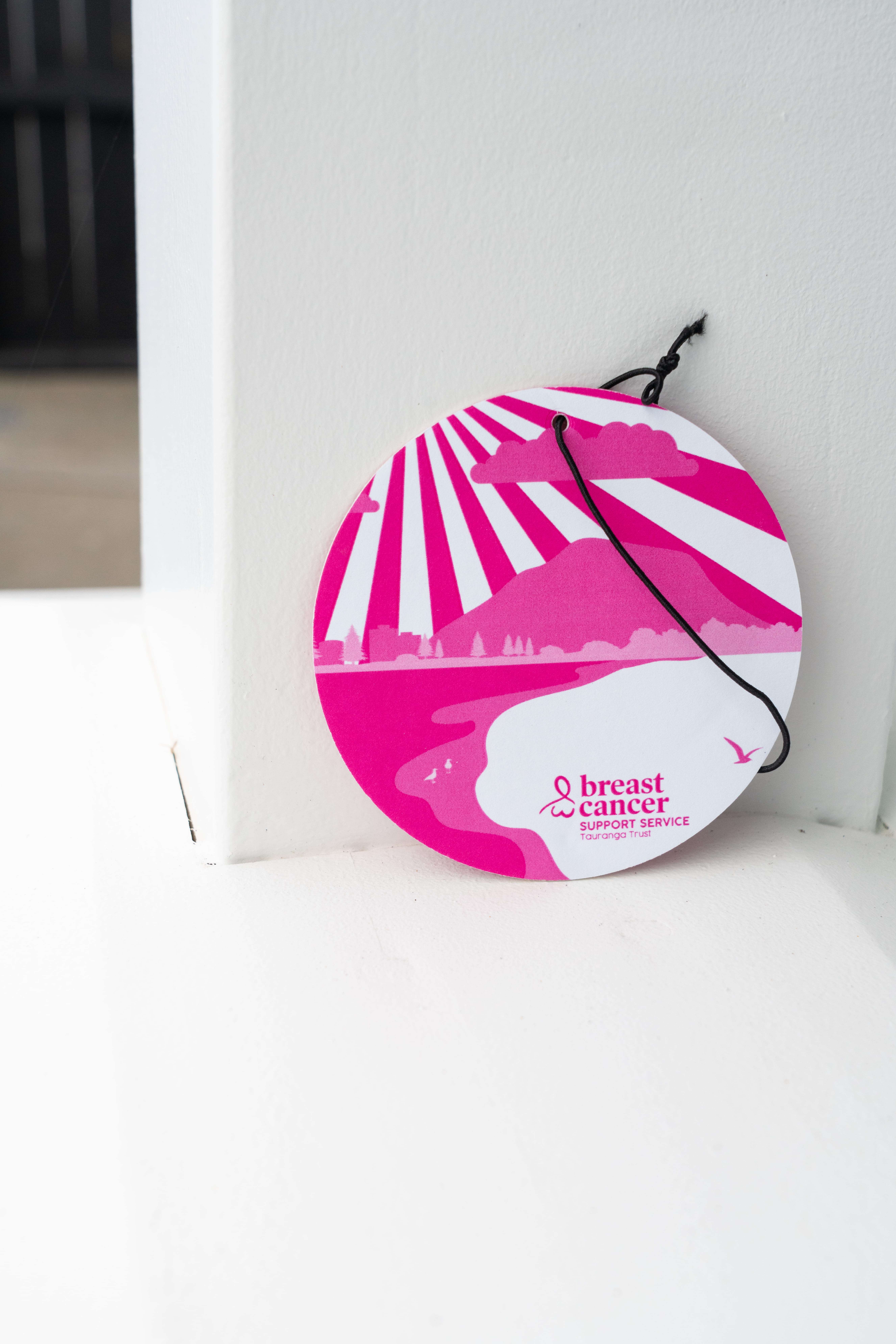 Breast cancer awareness air freshener by Smellies