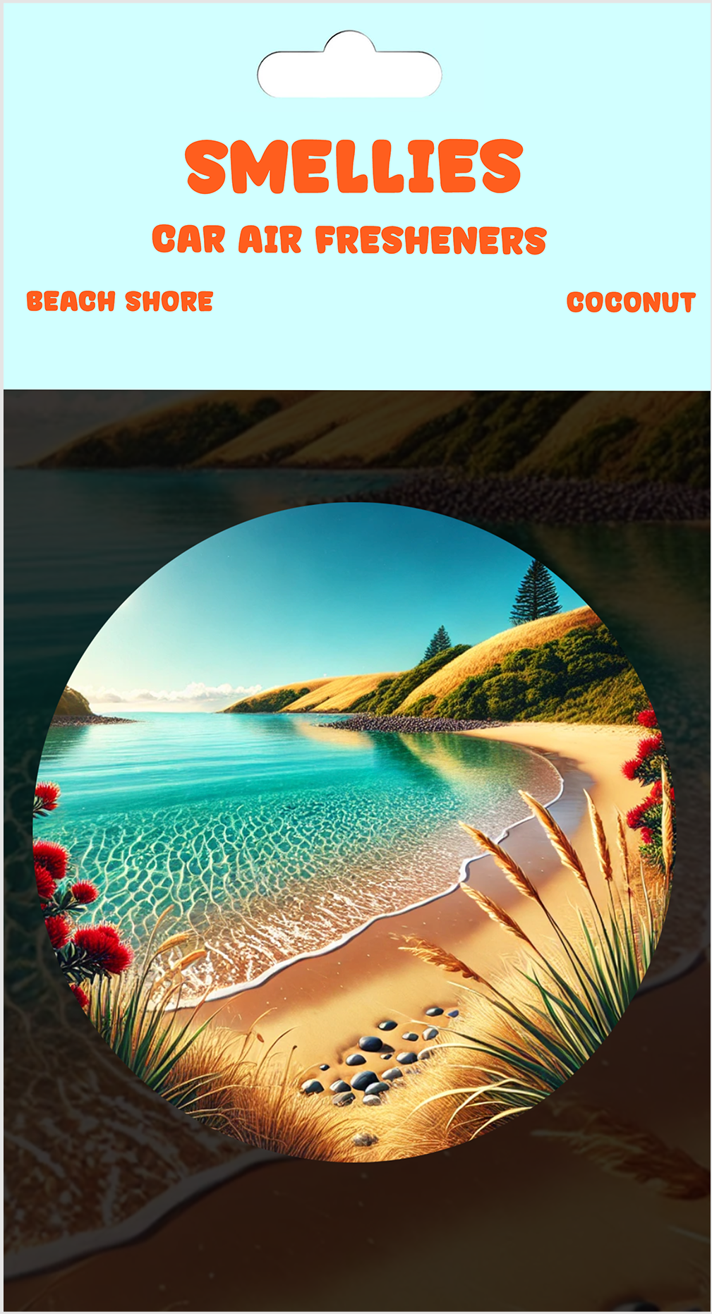 NZ Beach Shore air freshener
