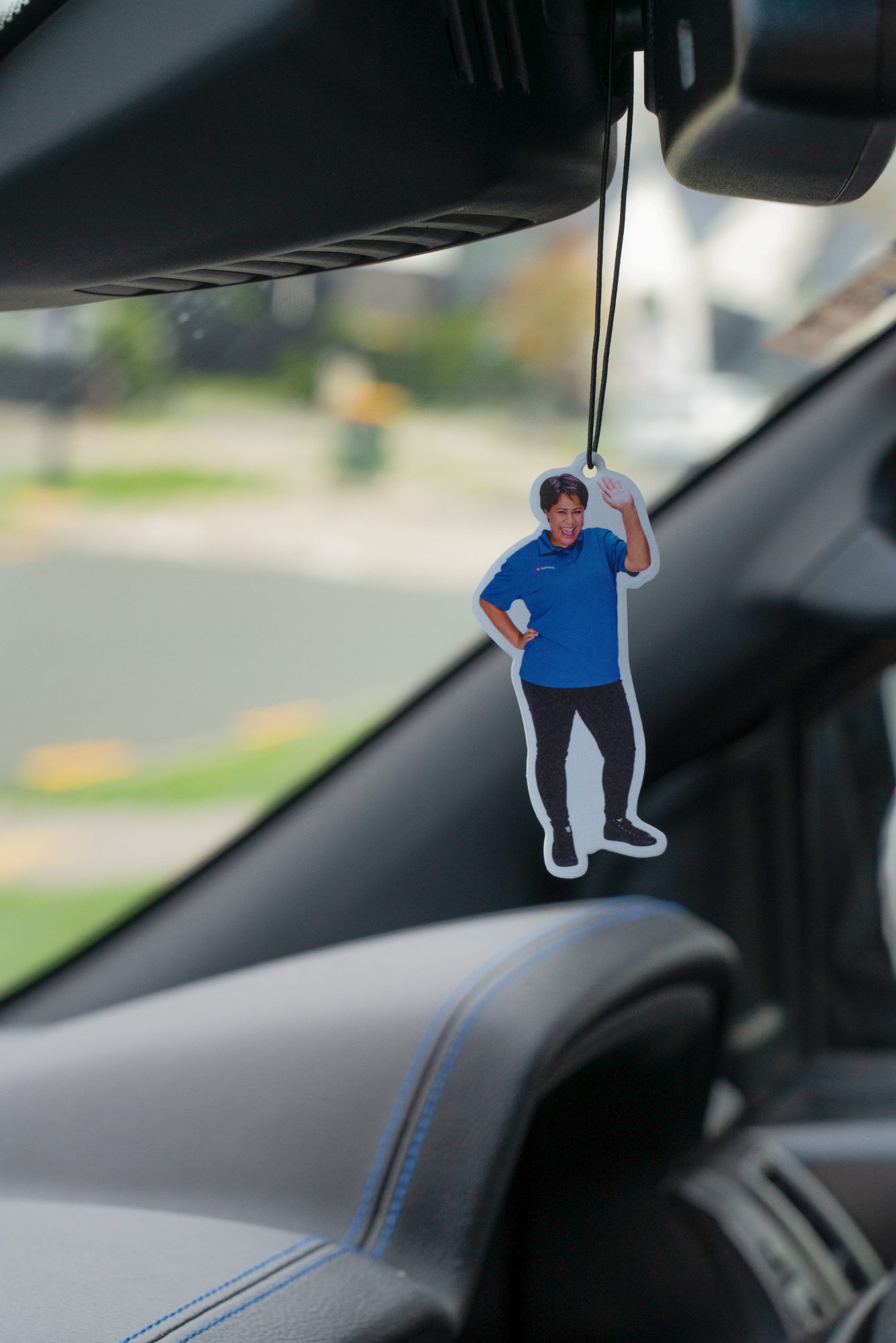 Tina from Turners custom car air freshener